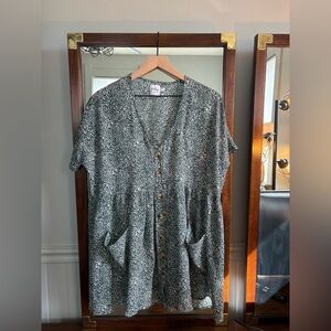 Princess Polly green and White Mini Dress